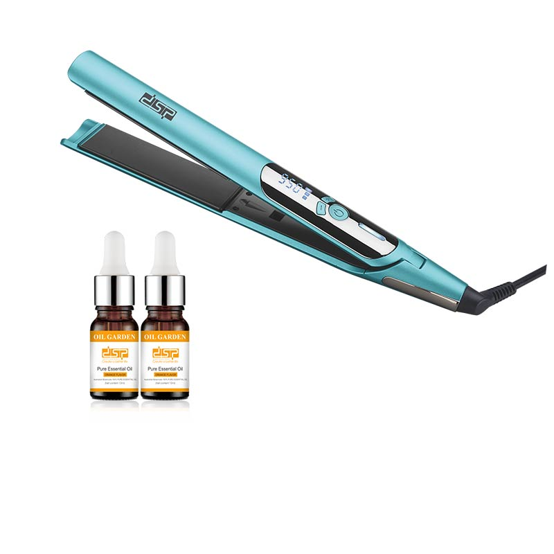 Выпрямитель для волос DSP 10265 керамическое покрытие с LED дисплеем Голубой (2770444614)