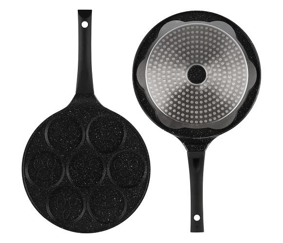 Сковорода для оладок Edenberg EB-7511 із мармуровим покриттям антипригарним 27 см (EB-7511) - фото 3