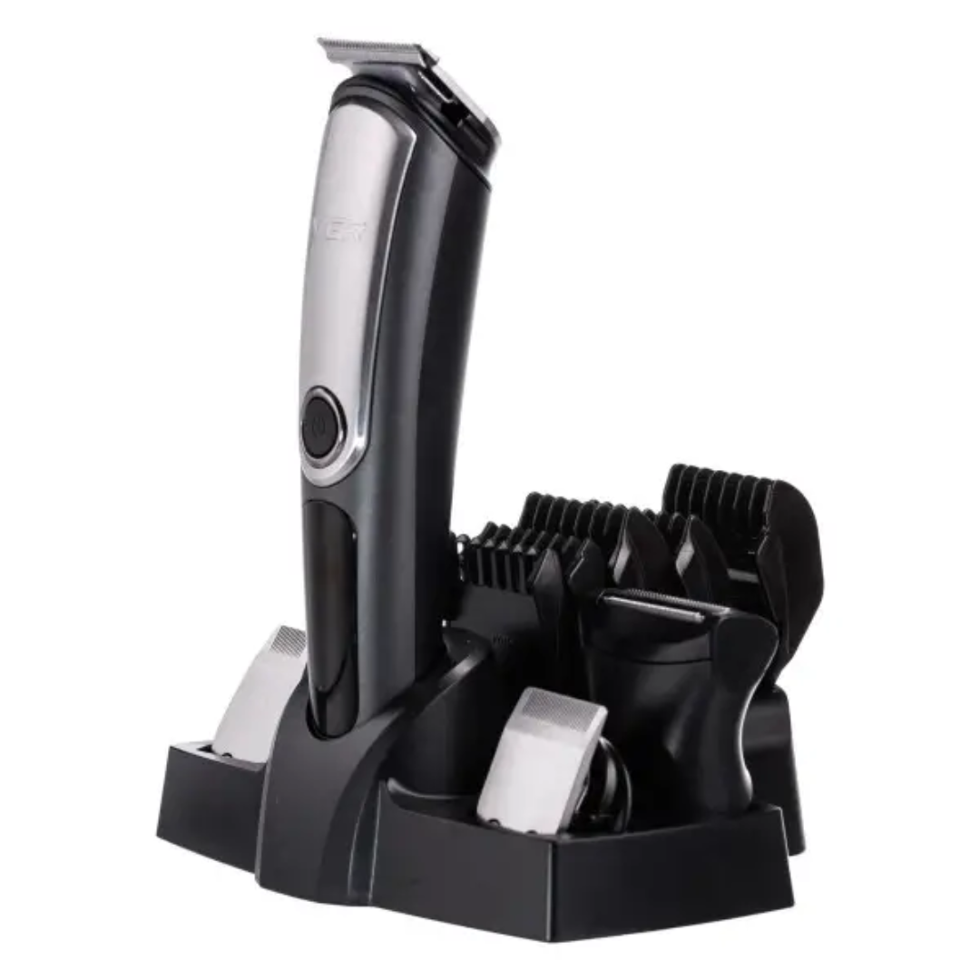 Набір для стрижки волосся VGR V-105 акумуляторний Чорний - фото 2 Набір для стрижки волосся VGR V-105 акумуляторний Чорний - фото 2