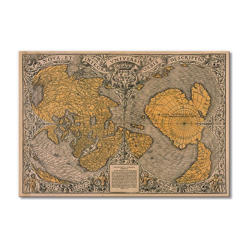 Винтажная карта Карта Пири Рейс 1 модуль 50x75 см