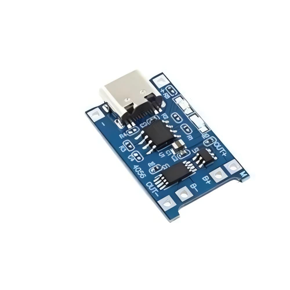 Модуль зарядки аккумуляторов TP4056 с USB Type-C и защитой X52136 для Li-Ion 18650 (26938550)