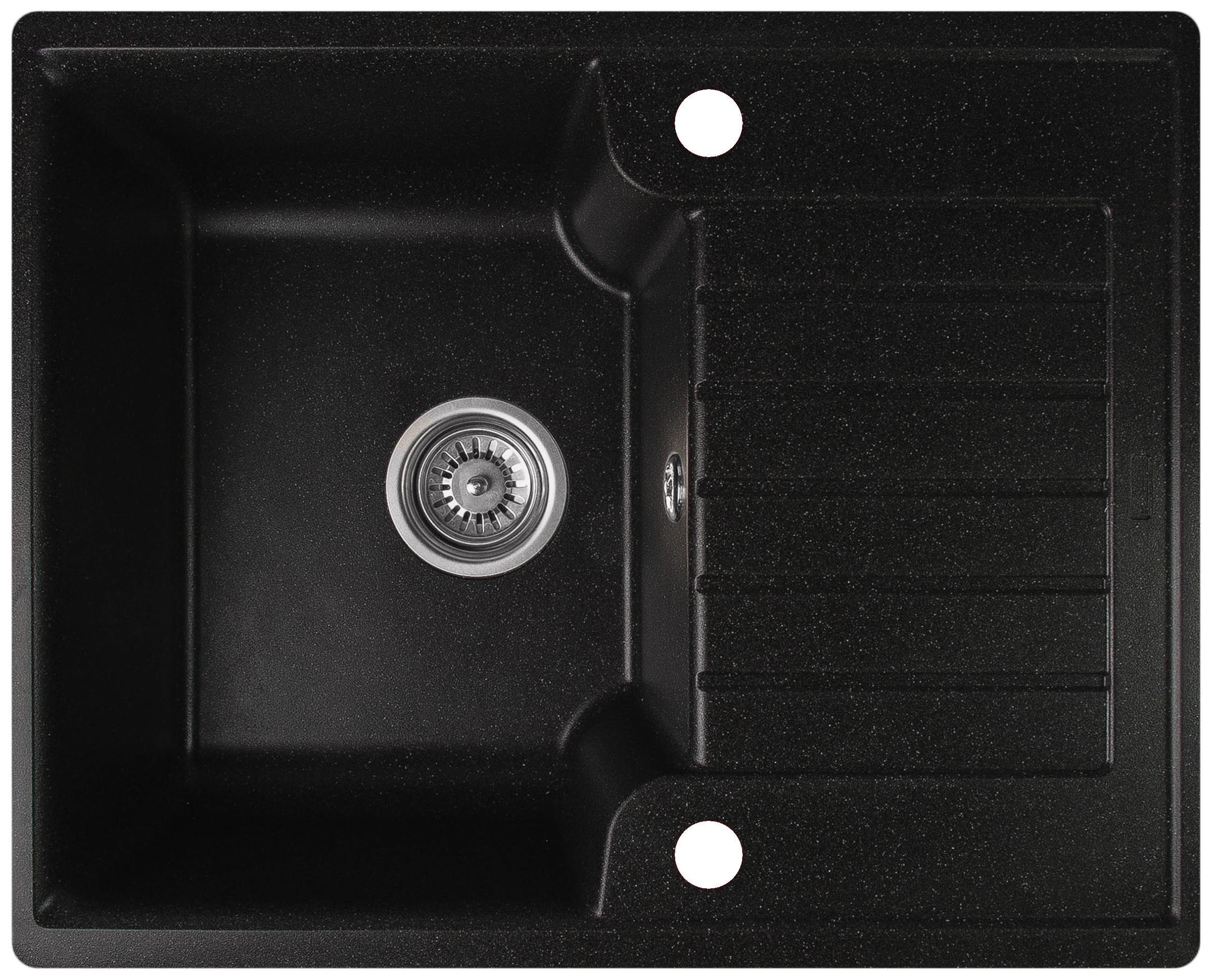 Мойка кухонная Valetti 12D 610x500 мм Черный