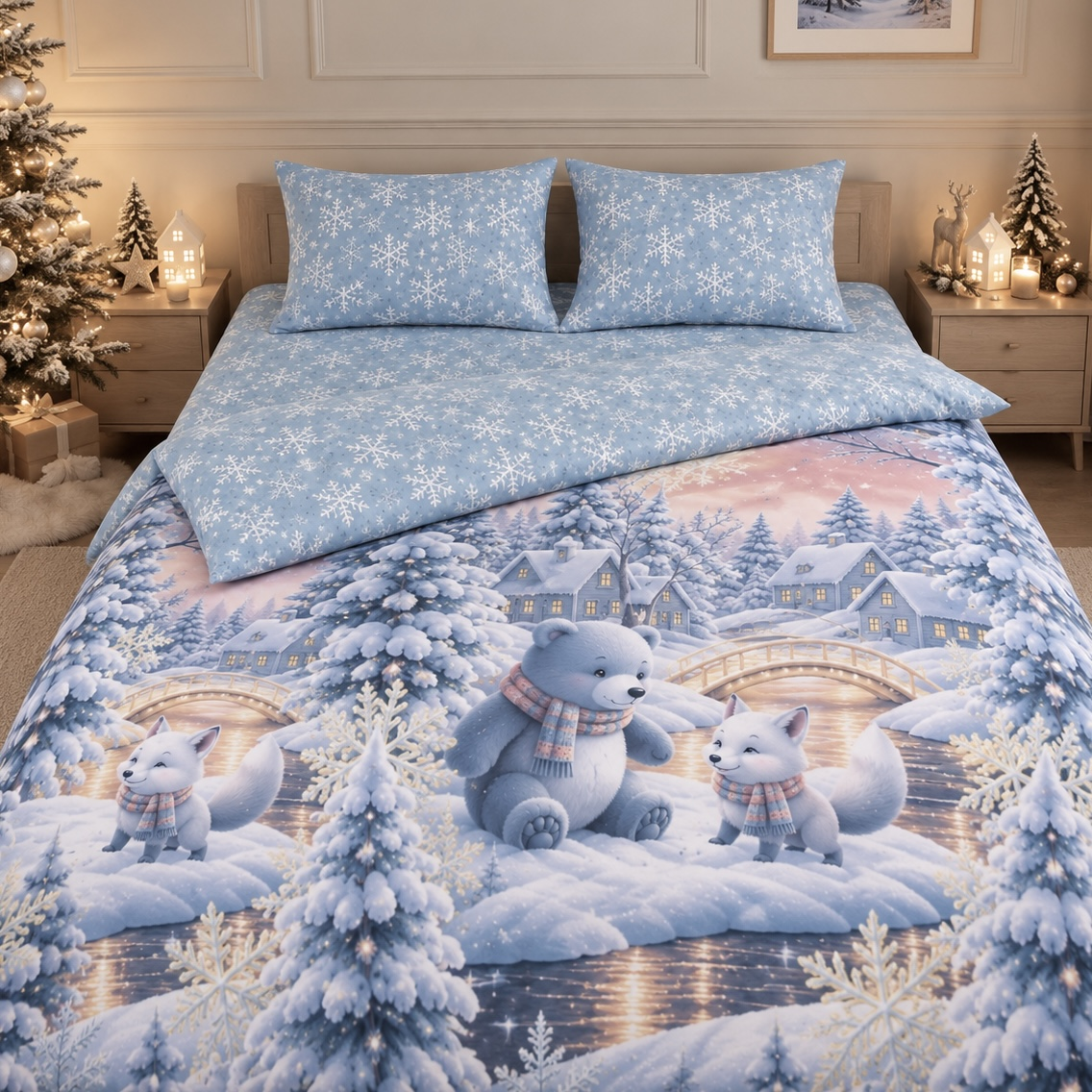 Пододеяльник PaniPava Winter Tale бязь 110х140 см (92109791) - фото 2 Пододеяльник PaniPava Winter Tale бязь 110х140 см (92109791) - фото 2