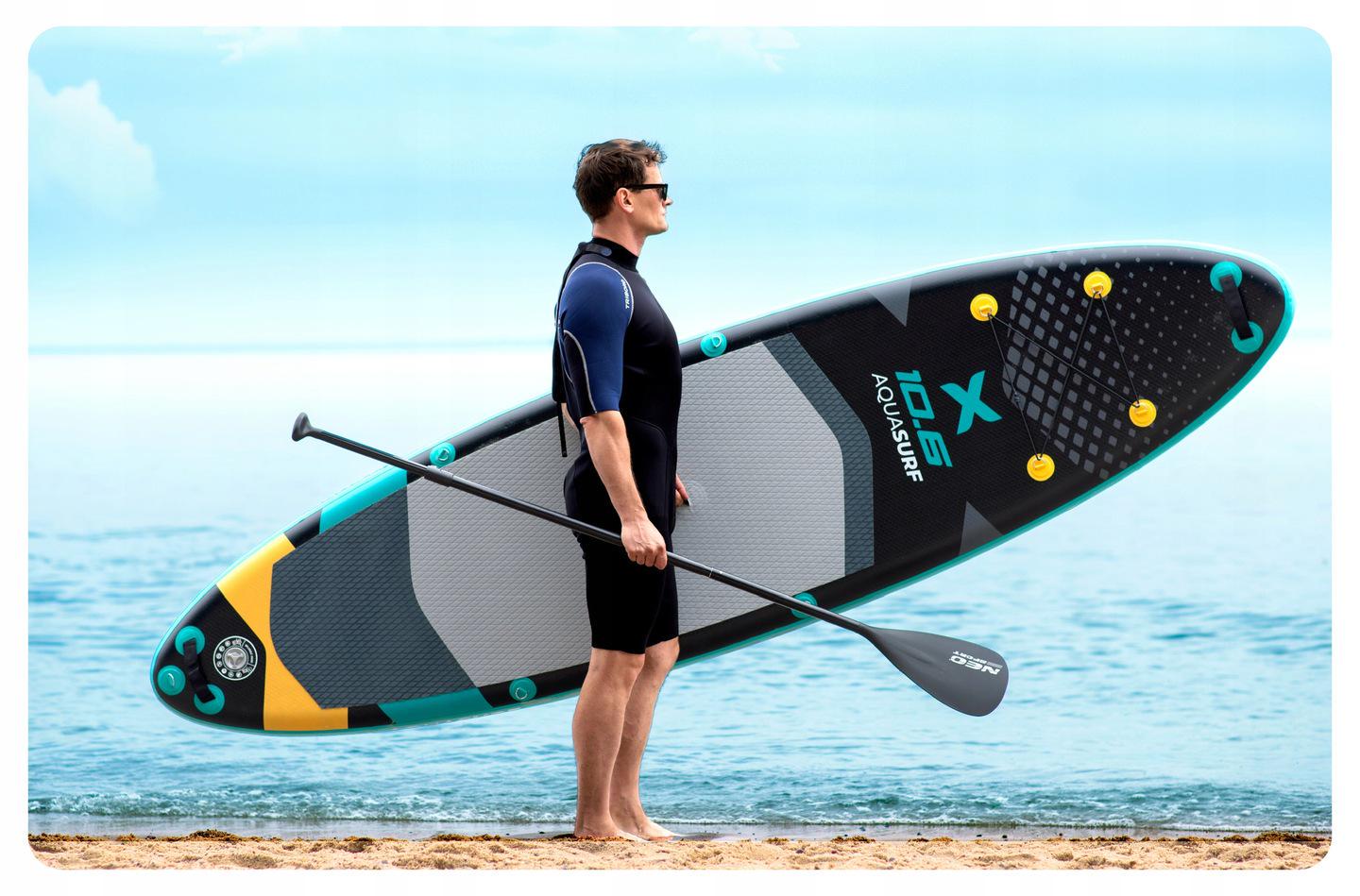 SUP-дошка надувна для серфінга Aquasurf Neo-Sport 320x84x15 см (170207) - фото 6 SUP-дошка надувна для серфінга Aquasurf Neo-Sport 320x84x15 см (170207) - фото 6