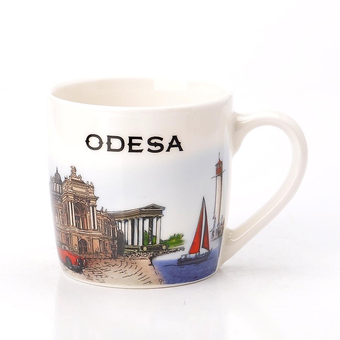Чашка керамическая с ложкой Одесса в подарочной упаковке №5 - фото 6 Чашка керамическая с ложкой Одесса в подарочной упаковке №5 - фото 6
