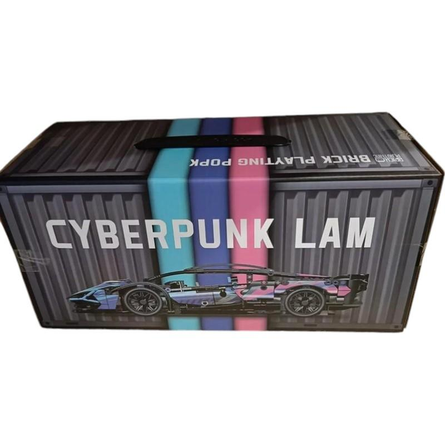 Конструктор гоночного автомобиля на радиоуправлении Lamborghini Cyberpunk с подсветкой 1314 дет. (22901203) - фото 6 Конструктор гоночного автомобиля на радиоуправлении Lamborghini Cyberpunk с подсветкой 1314 дет. (22901203) - фото 6