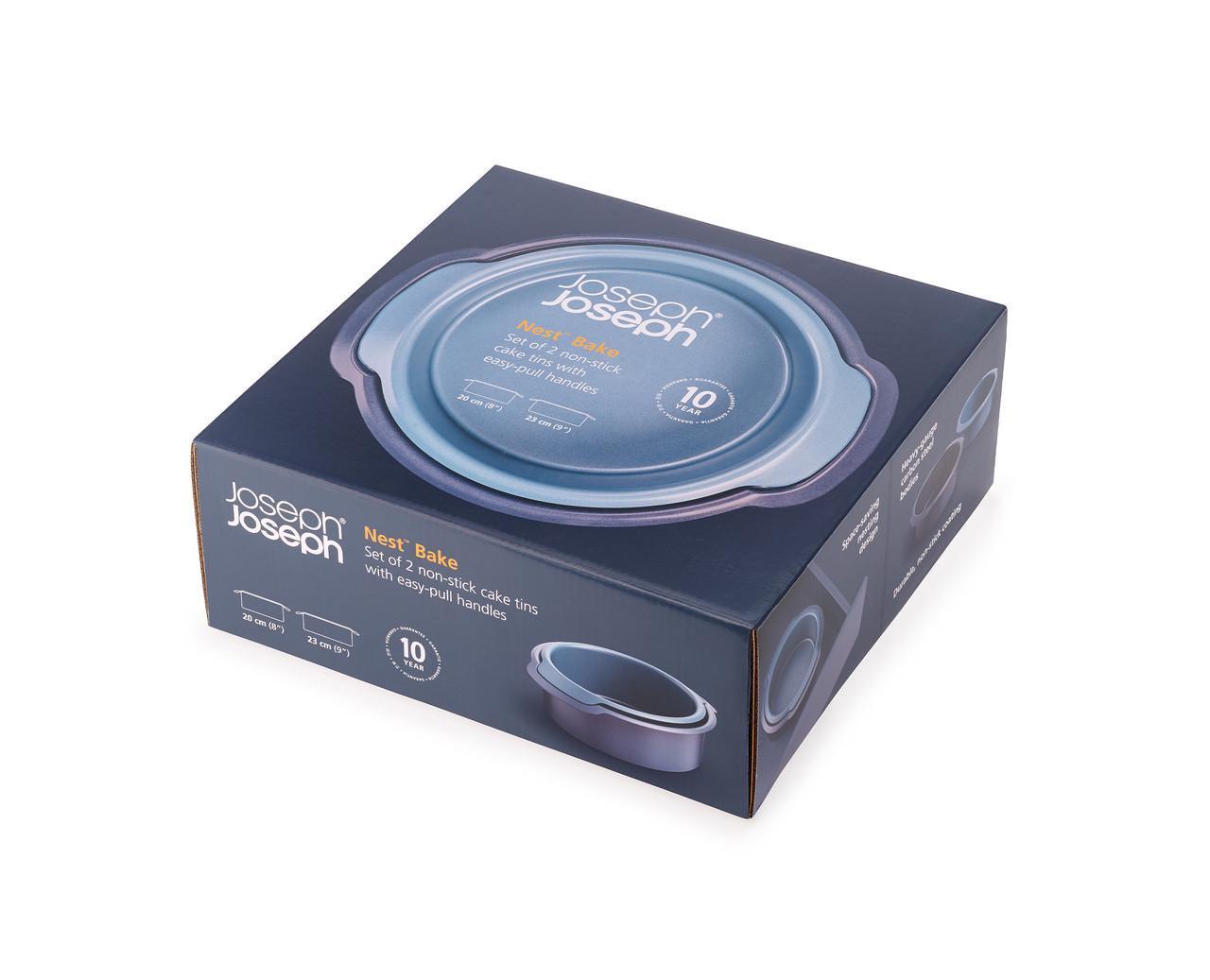 Набор форм Joseph Joseph круглых Nest для торта с антипригарным покрытием (45068) - фото 5 Набор форм Joseph Joseph круглых Nest для торта с антипригарным покрытием (45068) - фото 5
