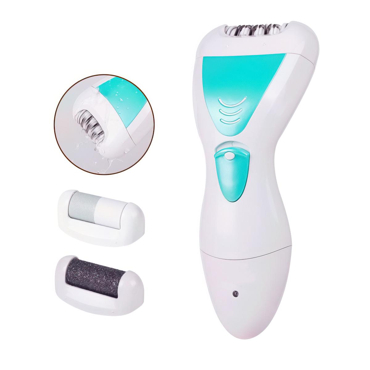 Эпилятор для ног Geemy GM-7006 4в1 Бело-синий (1010131-Other) - фото 8 Эпилятор для ног Geemy GM-7006 4в1 Бело-синий (1010131-Other) - фото 8