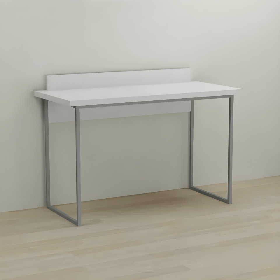 Стол компьютерный Ferrum-decor Скай ДСП 16 мм 75x140x60 см Серый/Белый (FRD-101551)