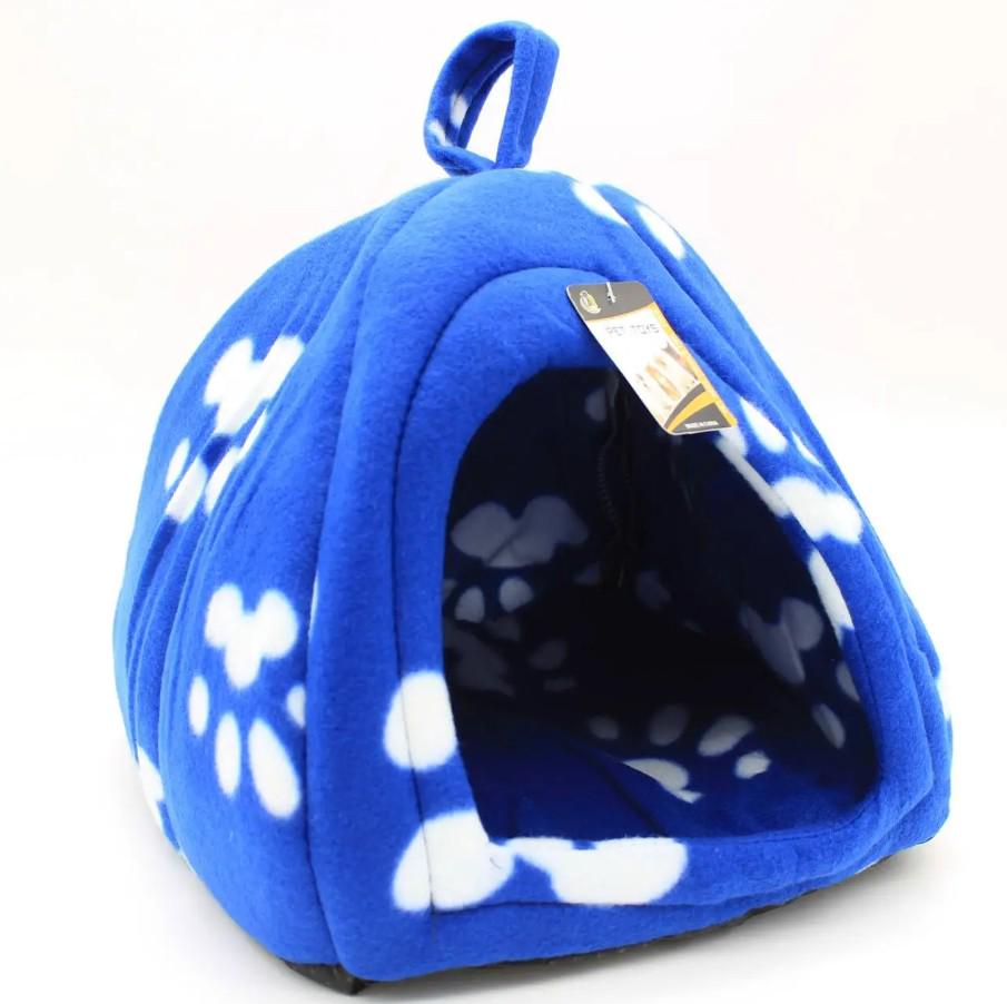 Будиночок-лежак для тварин Kennel Pet Hut для котів і собак 27х28 см Синій (136-1) - фото 1 Будиночок-лежак для тварин Kennel Pet Hut для котів і собак 27х28 см Синій (136-1) - фото 1