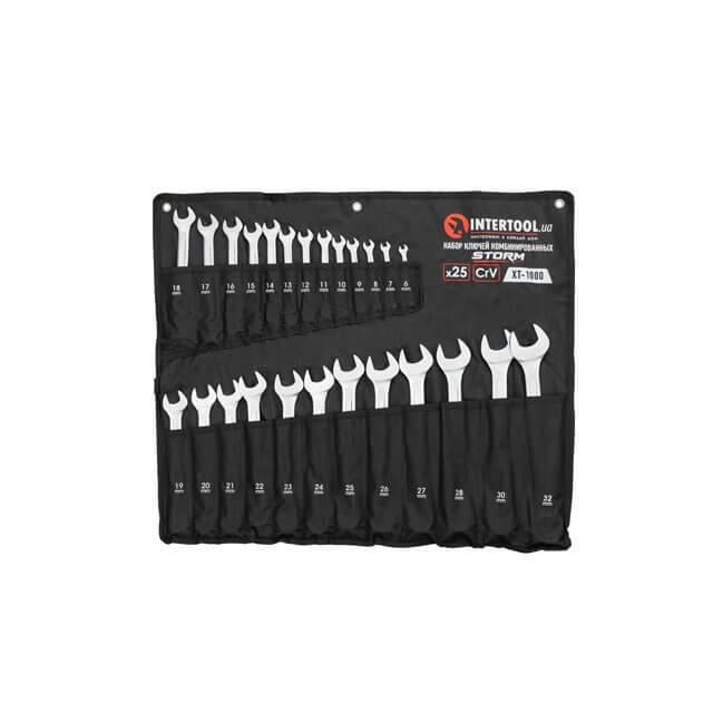 Набор ключей комбинированных Intertool XT-1000 6-28/30/32 мм DIN3113 25 шт.