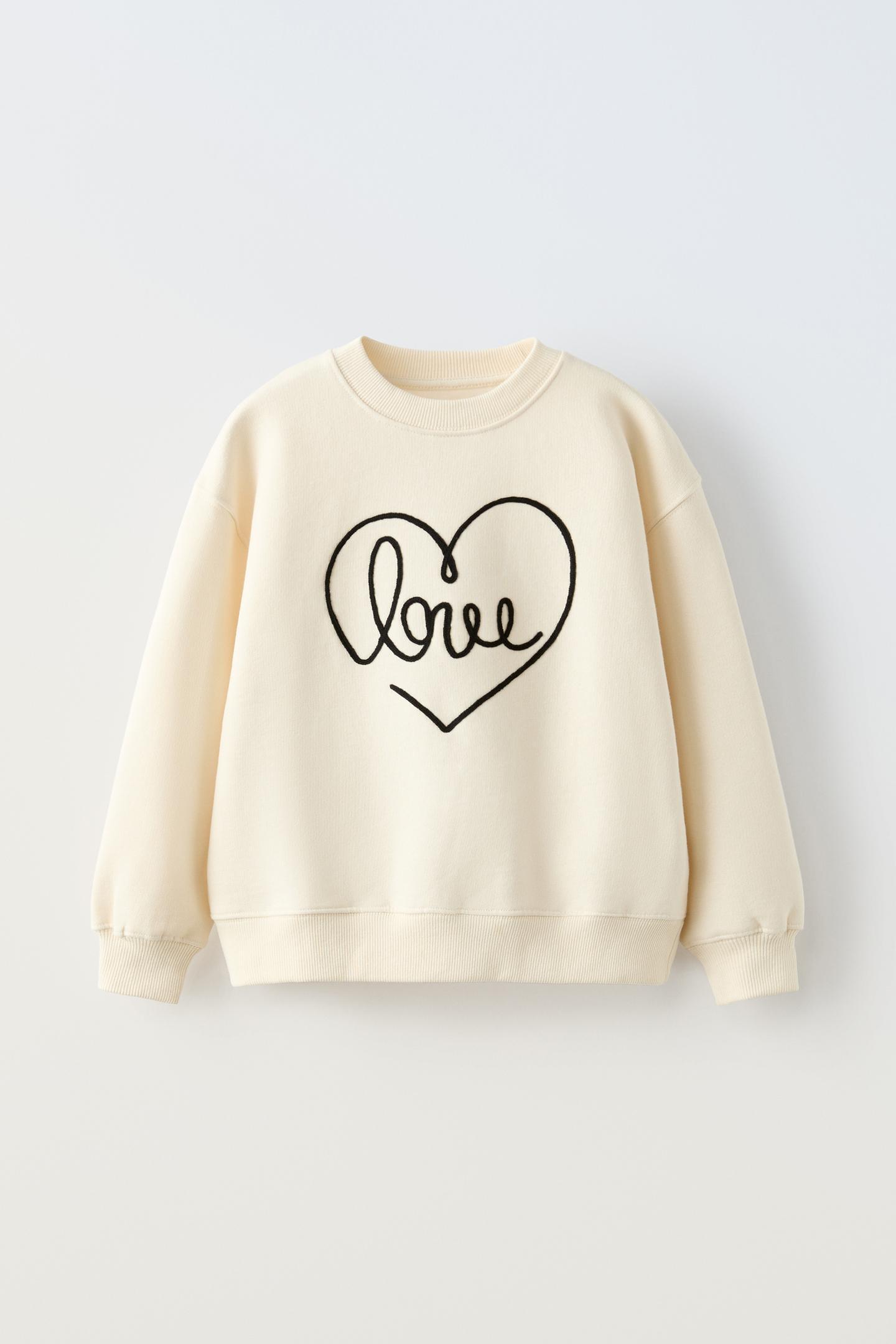 Світшот для дівчинки Zara 152 см Бежевий (9006716712)