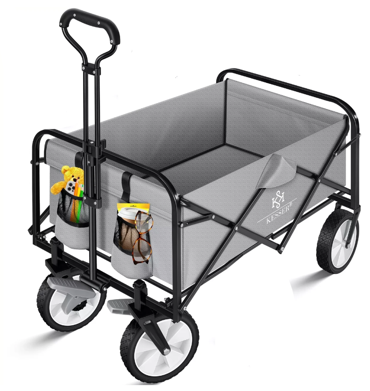 Тачка садово-строительная KESSER Oxford 600D 80 кг 90х52х102 см (4260635555061)