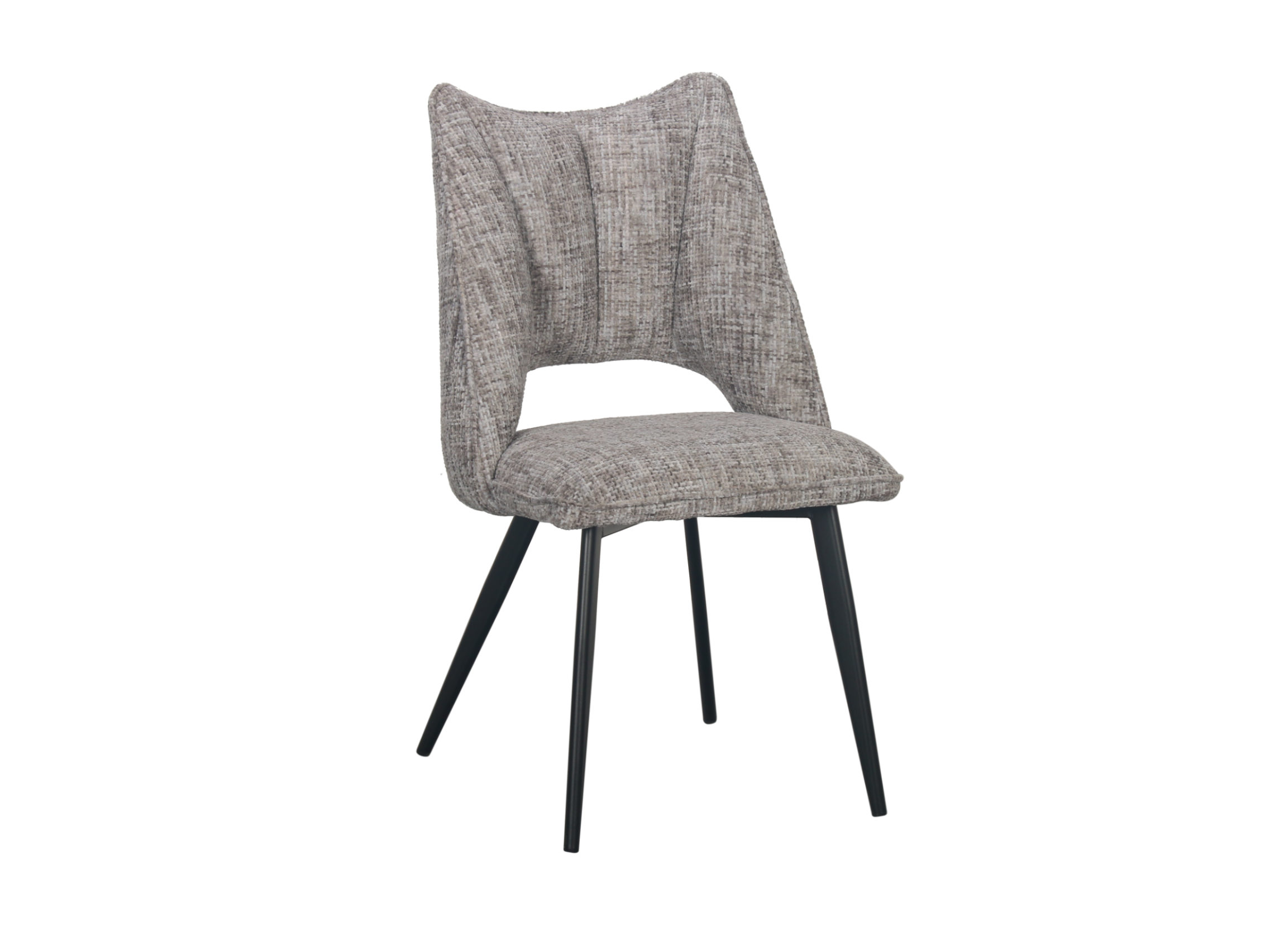 Стул для кухни Vetro Mebel M-217 Гавана/Черный (металл/ткань твид шамбрей) (M-217-havana-tweed/black)