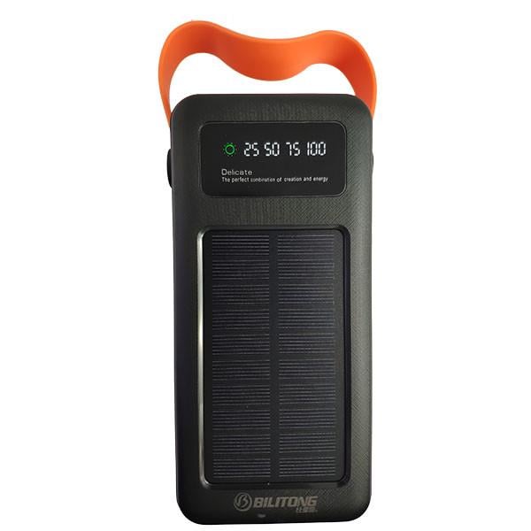 УМБ Bilitong S-13 Solar Charge Cable Micro/iPhone/TypeC 60000 mAh Black (29caa1-17876)