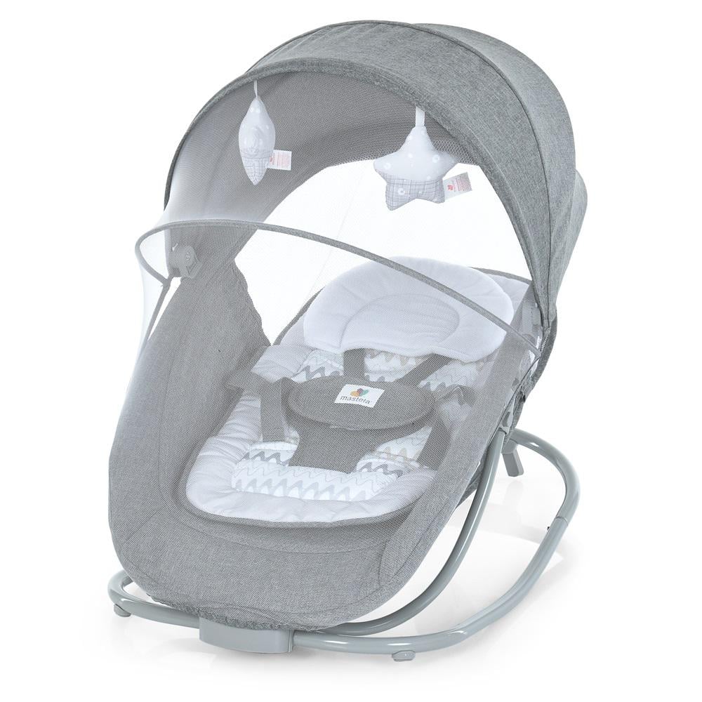 Заколисуючий центр-шезлонг 8112 Темно-сірий - фото 6 Заколисуючий центр-шезлонг 8112 Темно-сірий - фото 6