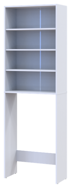 Шафа-пенал відкрита Doros Білий (41516022) - фото 3 Шафа-пенал відкрита Doros Білий (41516022) - фото 3