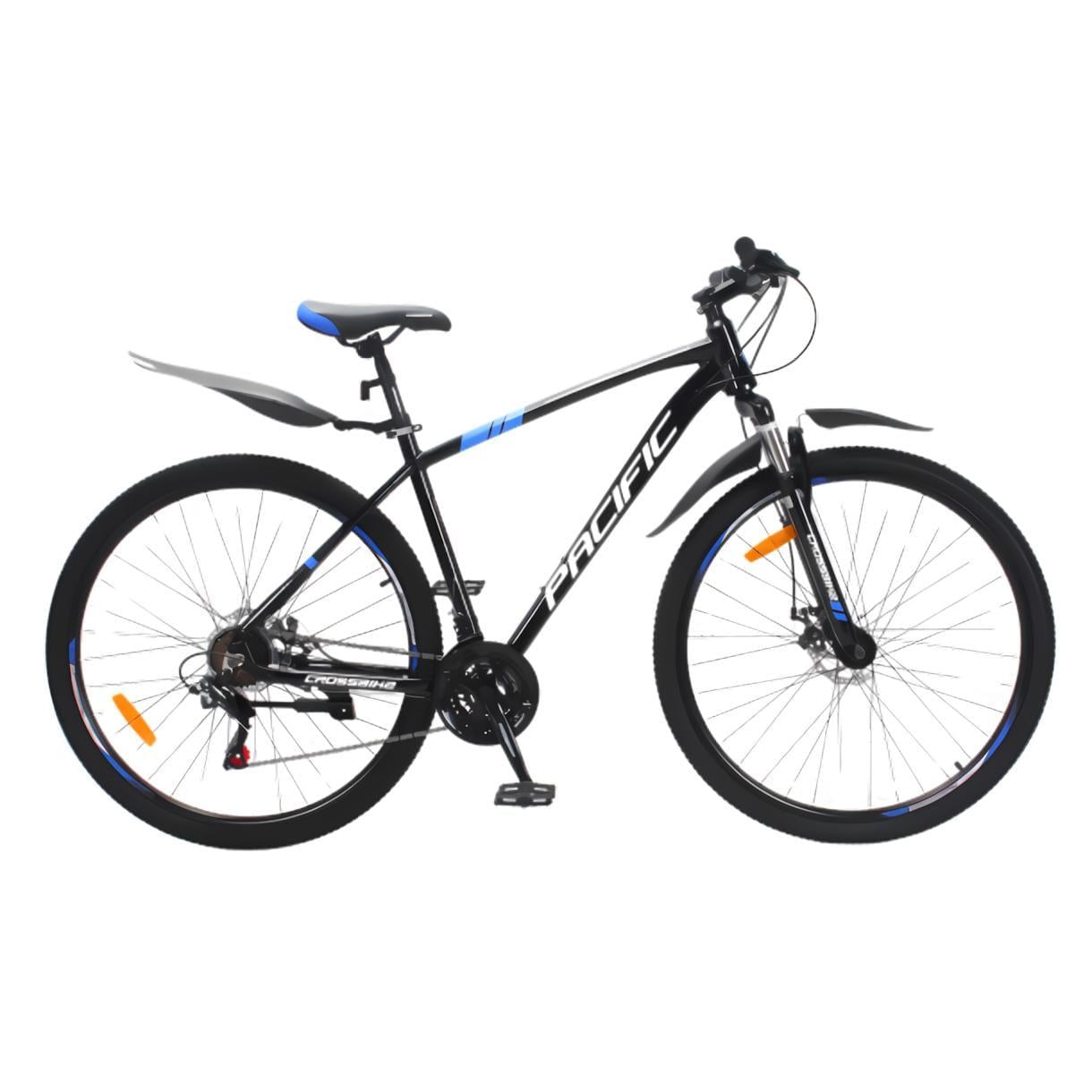 Велосипед Crossbike Pacific 2025 29" 19" Чорний/Синій (291) Велосипед Crossbike Pacific 2025 29" 19" Чорний/Синій (291)