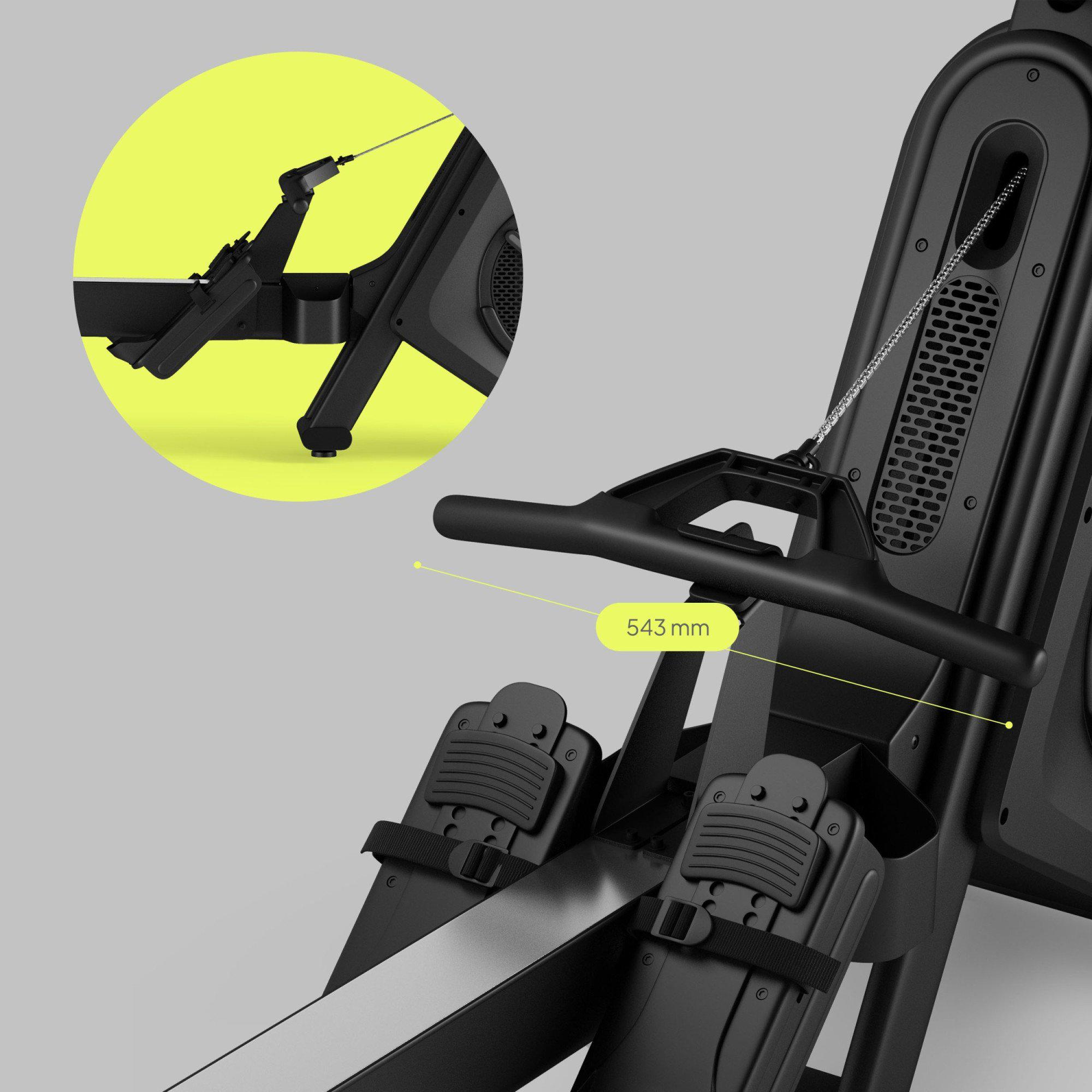 Веслувальний тренажер Zipro Power 10 Чорний (441464) - фото 7 Веслувальний тренажер Zipro Power 10 Чорний (441464) - фото 7