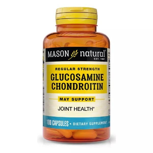 Препарат для суставов и связок Mason Natural Glucosamine Chondroitin Regular Strength 100 капс. (000021114)