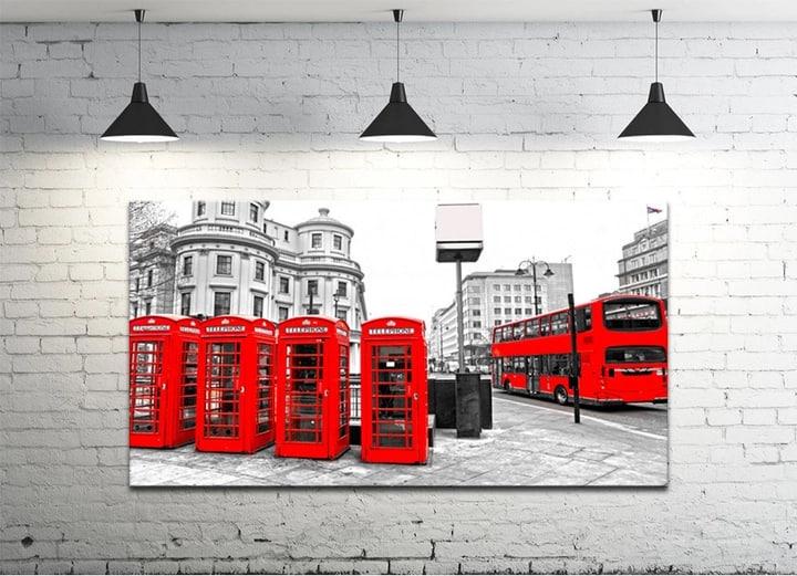 Картина на холсте DK Яркие символы Лондона 50х100 см (DKP50100-g1026)