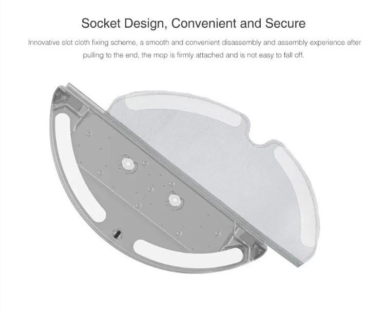 Ганчірки для робота-пилососа Xiaomi Mop 1С STYTJ01ZHM Mop 2 2 шт. - фото 7 Ганчірки для робота-пилососа Xiaomi Mop 1С STYTJ01ZHM Mop 2 2 шт. - фото 7