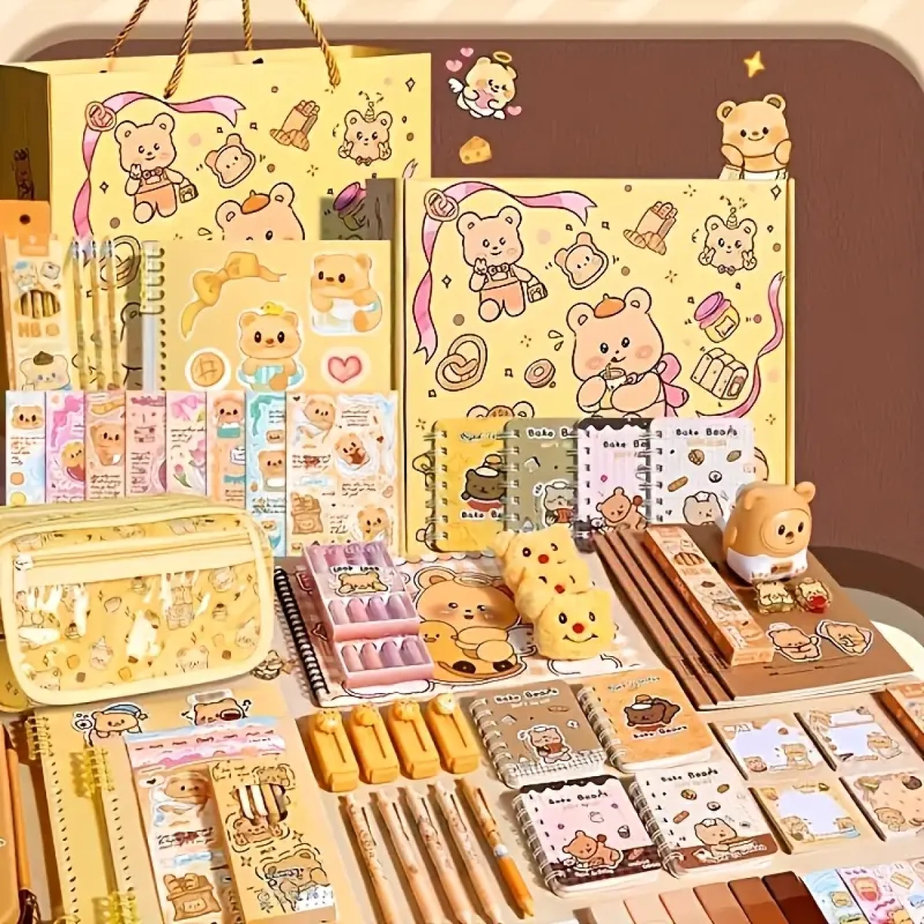 Канцелярский набор BEAR-SET с медвежьим дизайном (29059981) - фото 2 Канцелярский набор BEAR-SET с медвежьим дизайном (29059981) - фото 2