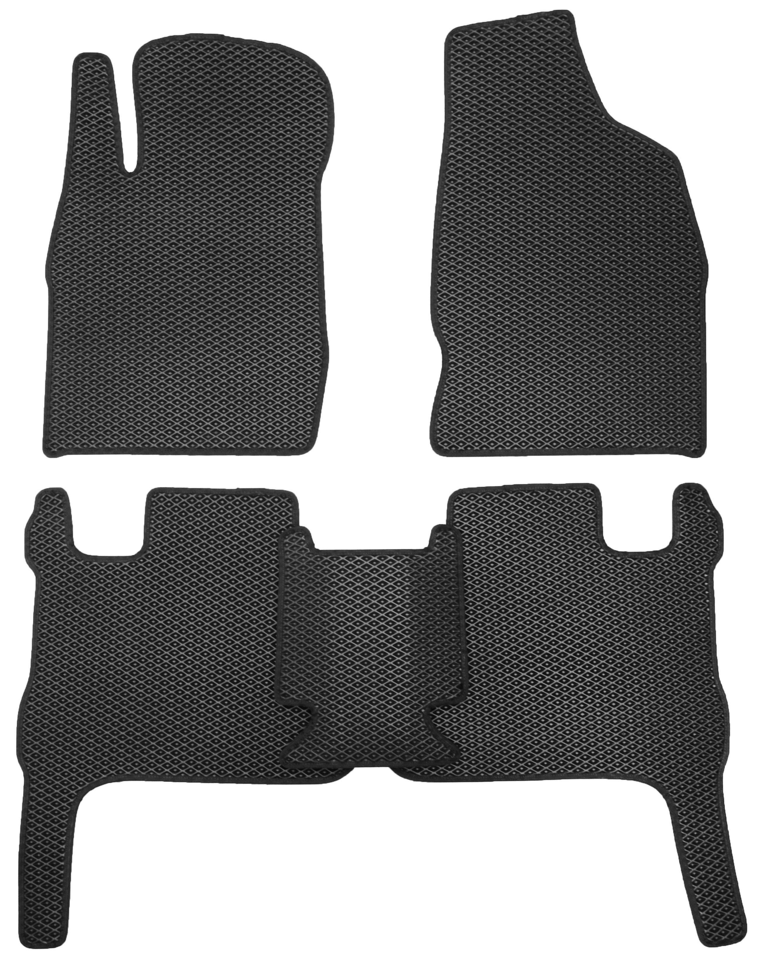 Коврики в салон Kinetic для Great Wall Wingle 6 2014+ EVA-полимерные Черный (150060)