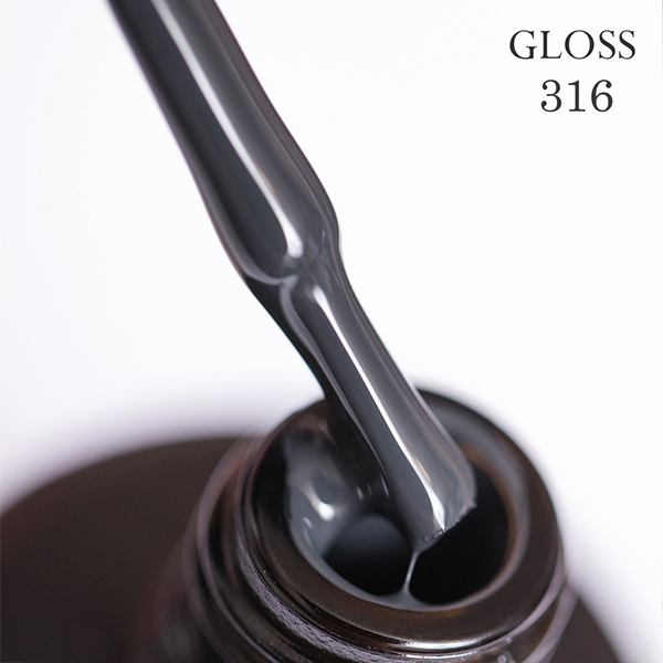 Гель-лак GLOSS 316 11 мл Мокрый асфальт (412138) Гель-лак GLOSS 316 11 мл Мокрый асфальт (412138)