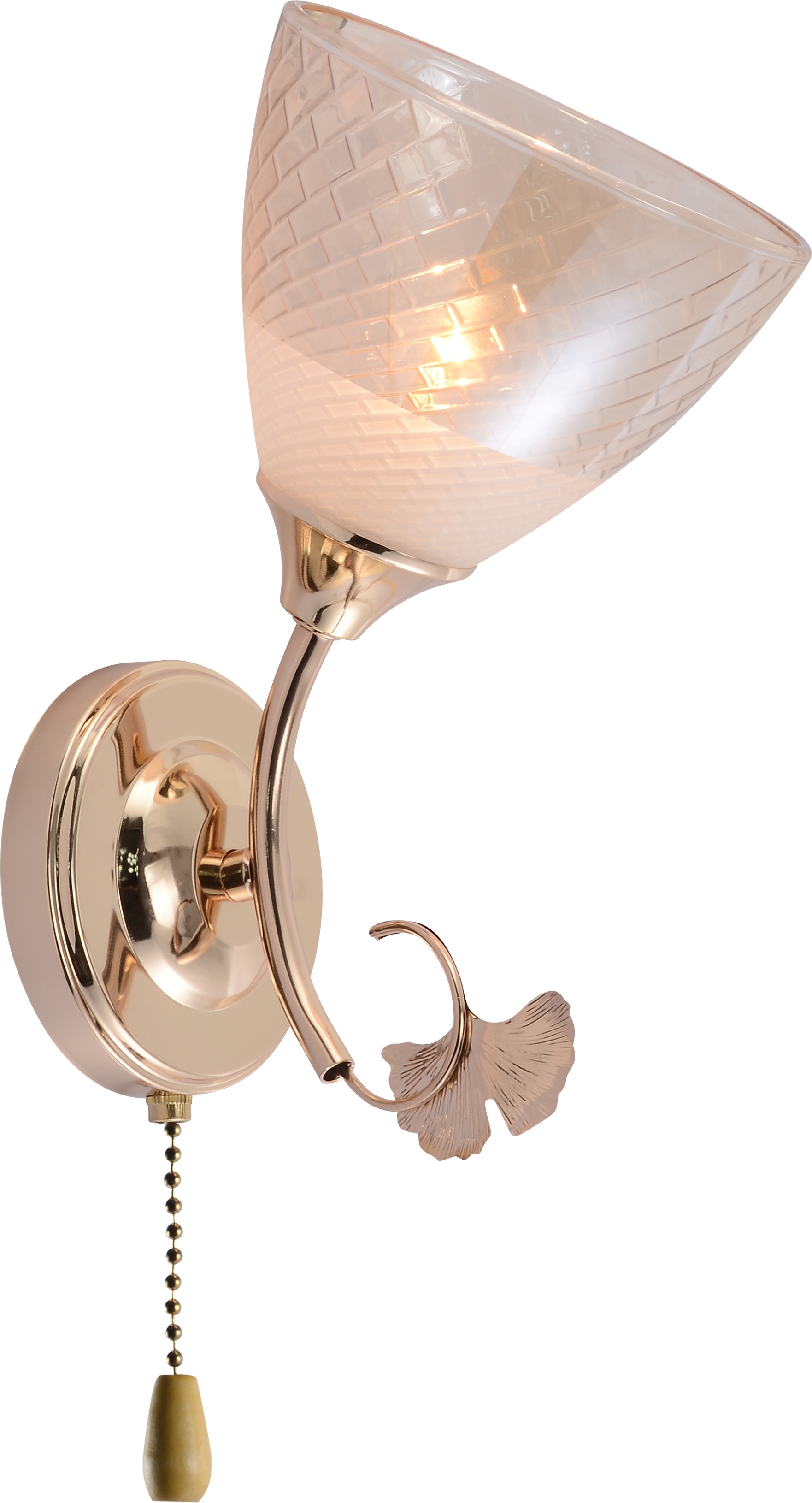 Бра настенная INTEREES IS XA1518-1W Gold Chrome