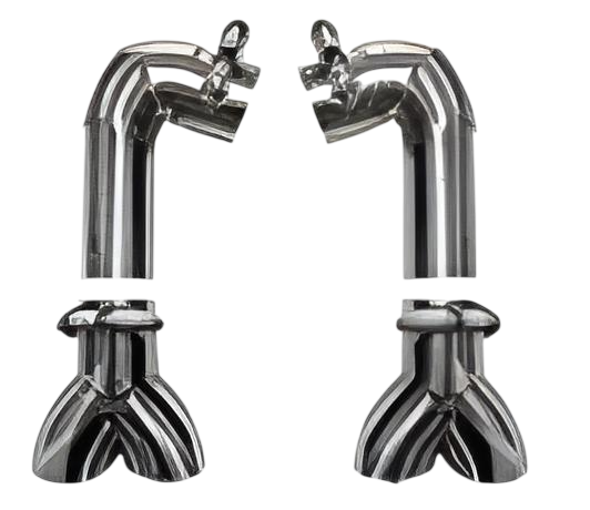 Выхлопная система GT Tuning RSQ 2.0 для Audi Q3 2019- гг. нержавеющая сталь Черный (132071)