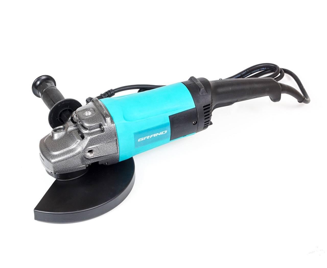 Угловая шлифовальная машина Grand МШУ 230-2750 плавный пуск (106)