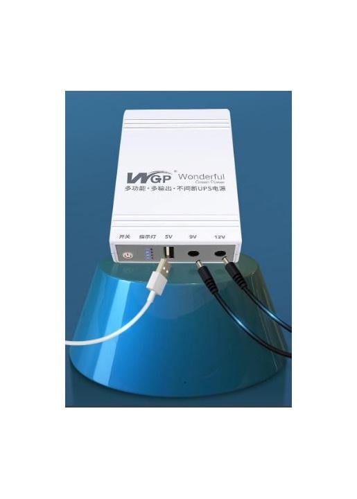 Бесперебойное питание для роутера/джипона UPS WGP mini 5 V/9 V/12 V 8800 mAh - фото 2