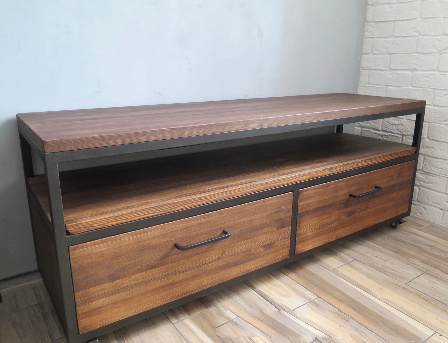 Тумба под телевизор Ecoloft IN-2276 в стиле лофт (24643918) Тумба под телевизор Ecoloft IN-2276 в стиле лофт (24643918)