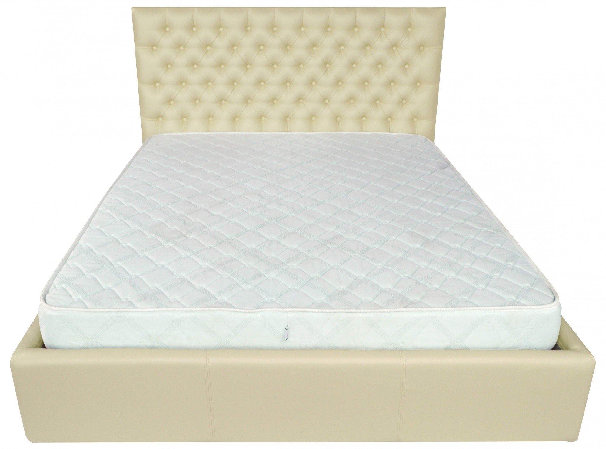 Кровать Richman Кембридж VIP Флай 2207 A1 с дополнительной металлической цельносварной рамой 120х200 см Бежевый (rich04163)