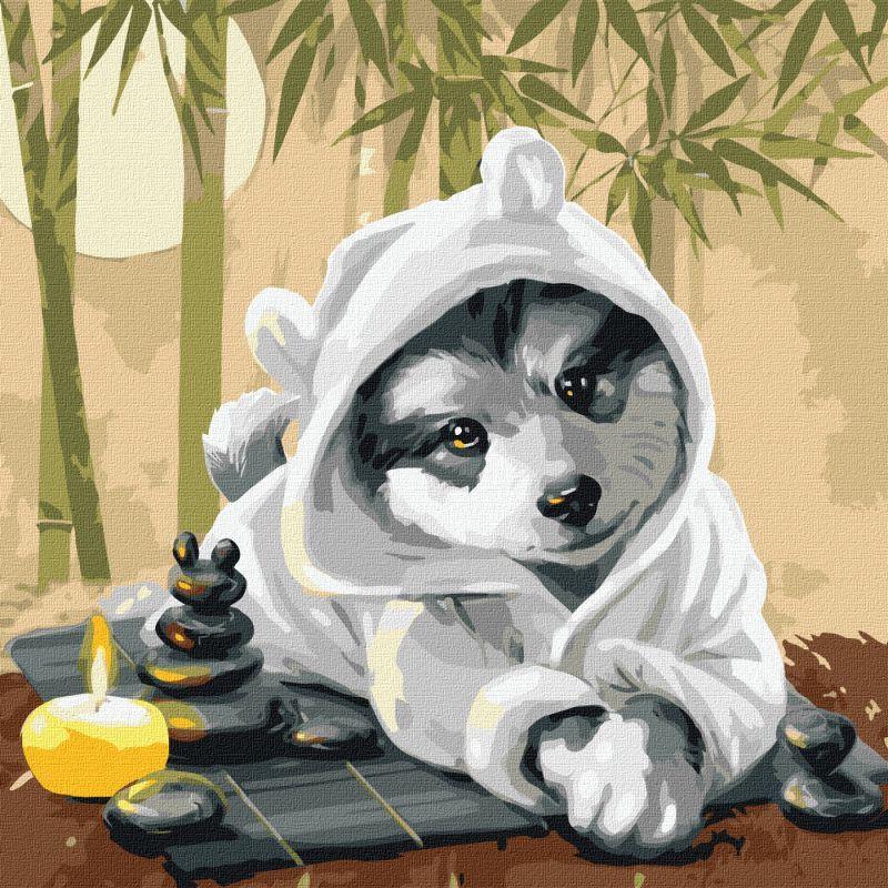 Картина за номерами Ideyka  Час для релаксу KHO4384 40x40 см (RLT26817)