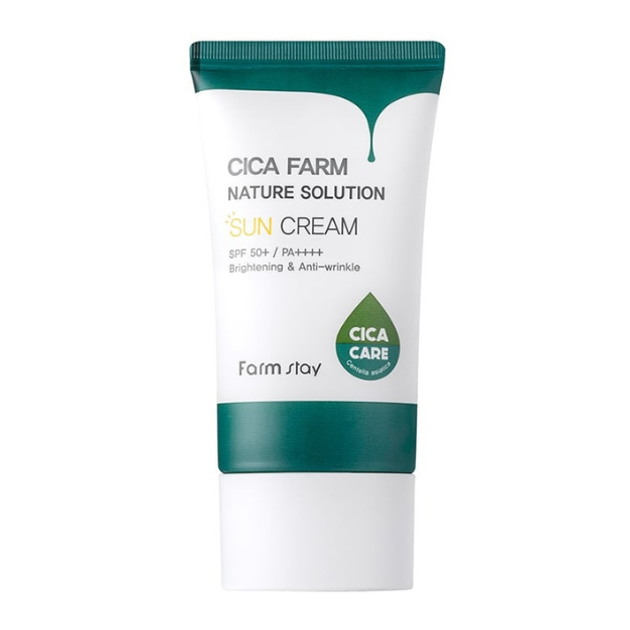 Крем для обличчя солнцезахисний FarmStay Cica Farm Nature Solution Sun Cream SPF50 50 мл (8809639173442)