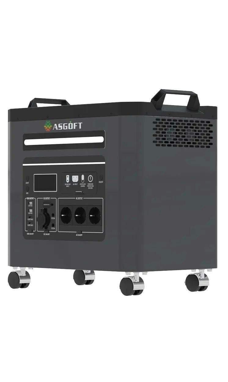 Станция резервного питания ASGOFT 3,3 кВт 3,3 кВт/ч LiFePO4 - фото 3 Станция резервного питания ASGOFT 3,3 кВт 3,3 кВт/ч LiFePO4 - фото 3