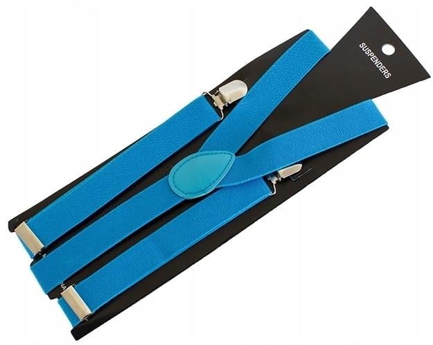 Подтяжки мужские для брюк Martom Голубой - фото 3 Подтяжки мужские для брюк Martom Голубой - фото 3
