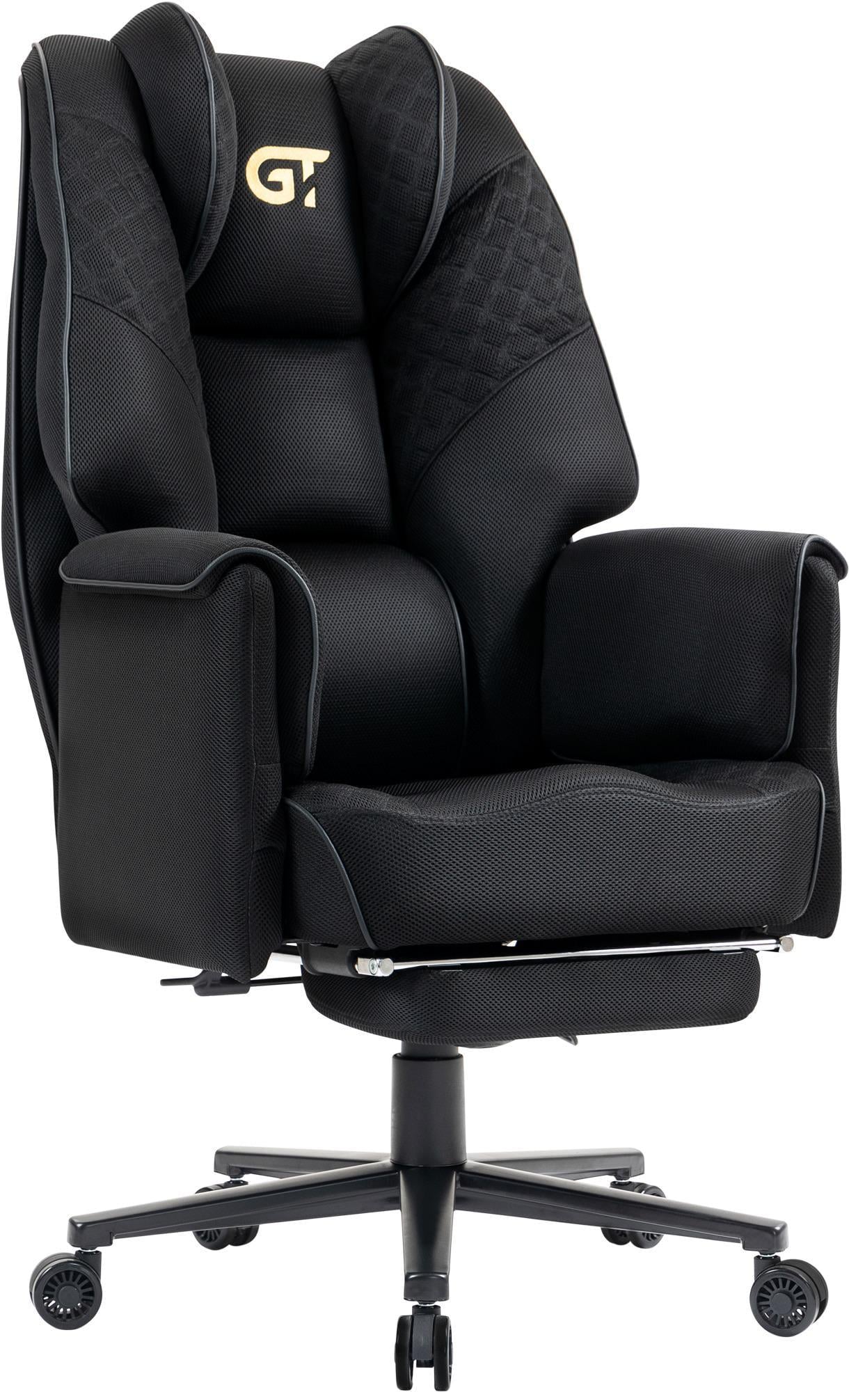 Кресло геймерское GT Racer Fabric Black XL (X-7483)