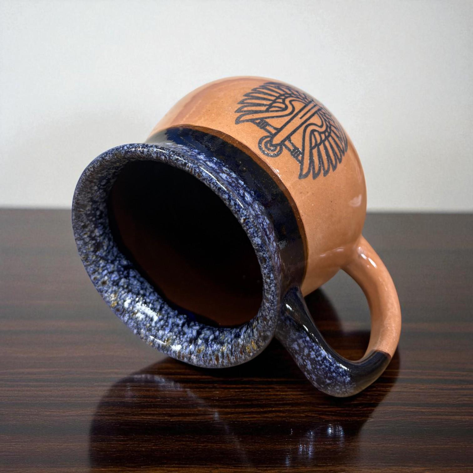 Чашка Морская пехота ручная работа 450 мл Синий (28926825) - фото 3 Чашка Морская пехота ручная работа 450 мл Синий (28926825) - фото 3