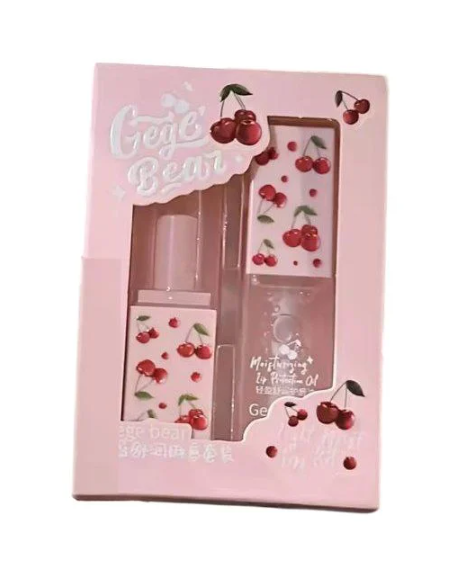 Набор бальзам и масло для губ Вишня 5,5/3,8 г (4052) Набор бальзам и масло для губ Вишня 5,5/3,8 г (4052)