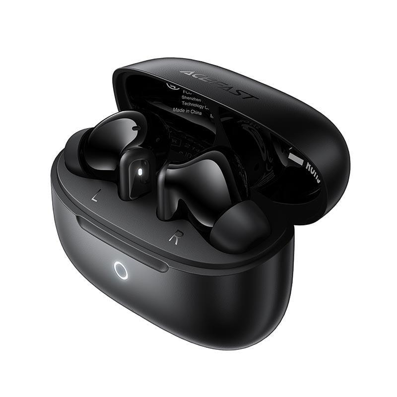 Наушники беспроводные с AI шумоподавлением Acefast W7 Bluetooth 6.0 Black (26845)