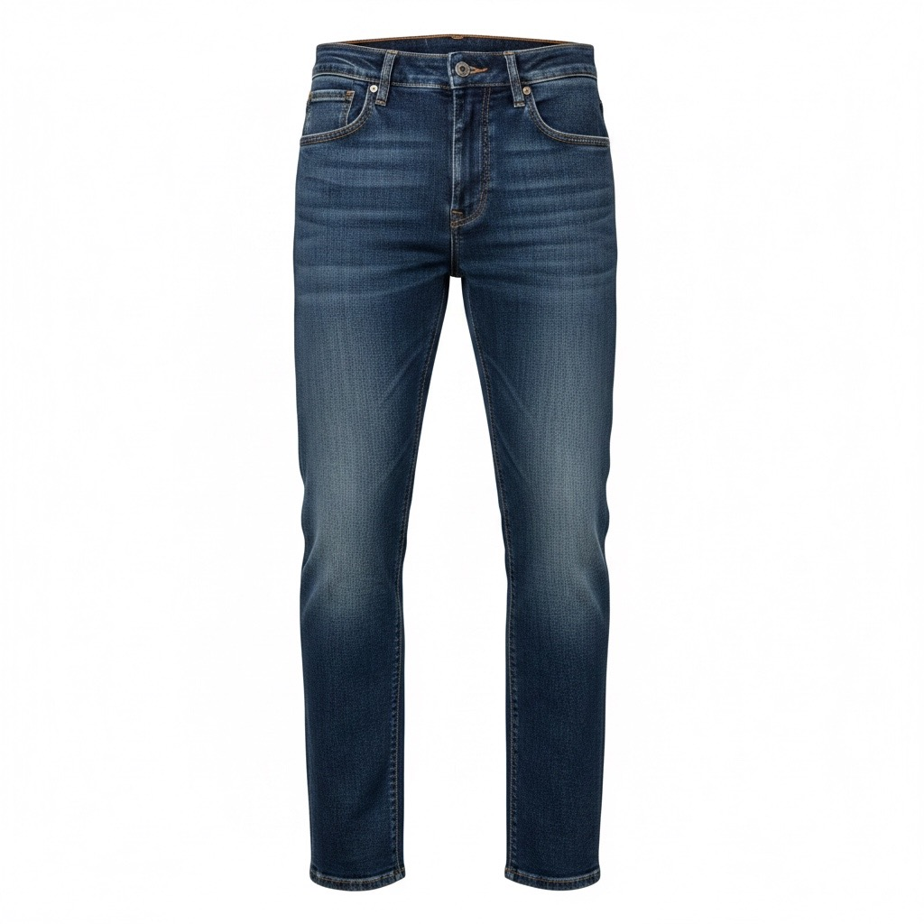 Джинсы мужские в стиле Hugo Boss Washed р. 30 Dark Blue (HB16006.130_1)