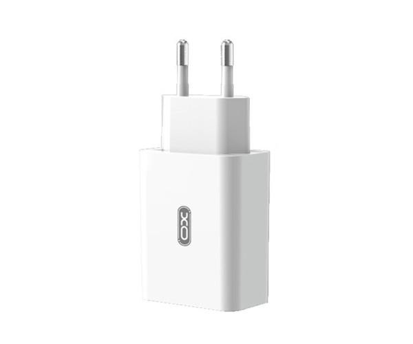 Устройство зарядное сетевое Xo L36 Usb 3A QC3,0 Micro 1 м White