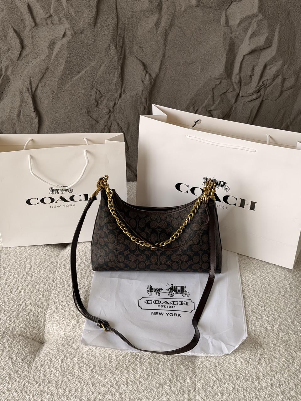 Сумка женская Coach Juliet Shoulder Bag 25 Premium через плечо Коуч Шоколадный (3019408957) Сумка женская Coach Juliet Shoulder Bag 25 Premium через плечо Коуч Шоколадный (3019408957)