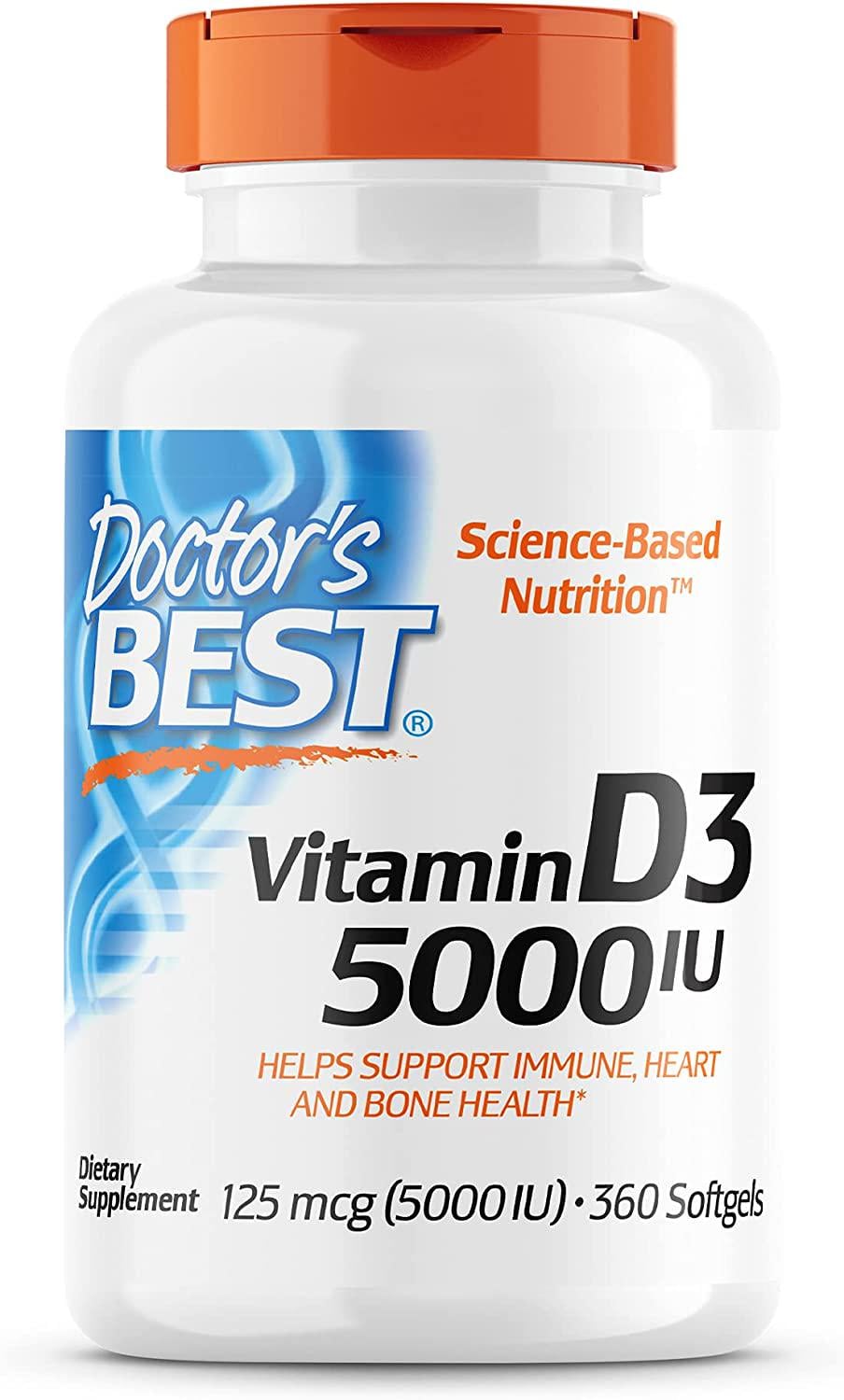 Витамины Vitamin D3 5000 IU 360 softgels Витамины Vitamin D3 5000 IU 360 softgels