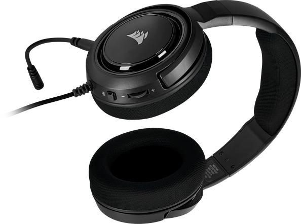 Наушники игровые Corsair HS35 Carbon (CA-9011195) - фото 4