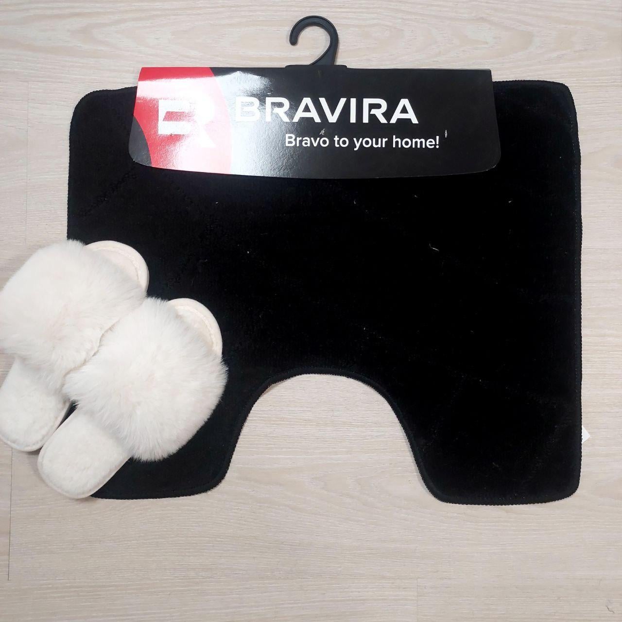 Килимок під унітаз Bravira Classik 50х60 см BR-CLT201825 (171-Black)