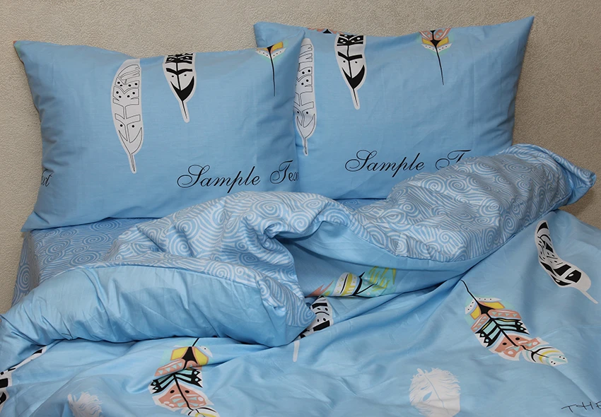 Комплект постельного белья с компаньоном TAG Tekstil S363 двуспальный (569)